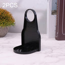 2 PCS Foldable Laundry Detergent Drip Catcher Tray Cup Holder Soap Dispenser Gadget(Black)