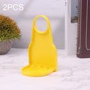 2 PCS Foldable Laundry Detergent Drip Catcher Tray Cup Holder Soap Dispenser Gadget(Yellow)