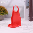 2 PCS Foldable Laundry Detergent Drip Catcher Tray Cup Holder Soap Dispenser Gadget(Red)