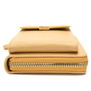 Ladies Cross-body Shoulder Bag Long Purse Mobile Phone Bag(Yellow)