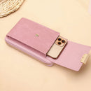 Women Shoulder Crossbody Bag Lock Small Square Bag Cell Phone Bag(Black)