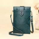 D012 Retro Shoulder Bag Simple Casual Vertical Mini Bag Cross-body Mobile Phone Bag(Green)