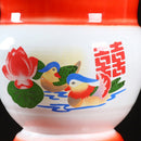 Traditional Fruit Basket Ice Wine Dispenser, Size: 23x24.5cm(Red)