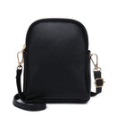 M01 Iitchi Pattern Shoulder Crossbody Bag Ladies Cell Phone Bag(Black)