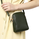 M01 Iitchi Pattern Shoulder Crossbody Bag Ladies Cell Phone Bag(Green)