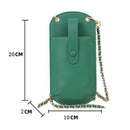 Portable Cell Phone Small Bag Mini Shoulder Crossbody Bag(Red)