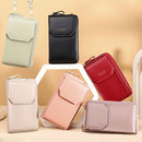 HX730 Women Wallet PU Leather Long Cell Phone Bag(Gray)
