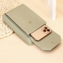 HX730 Women Wallet PU Leather Long Cell Phone Bag(Gray)
