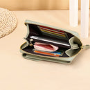 HX730 Women Wallet PU Leather Long Cell Phone Bag(Red)