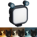 MAMEN Broadcast Multi-Angle Stereo Microphone Lights, Model: V13ï¼ˆThree Color Temperatureï¼‰