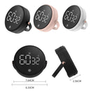 F1 Large Screen LED Electronic Rotating Kitchen Timer(Pink)