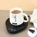 DS1290 Thermostatic Coaster Adjustable Thermos Cup Mat, Plug Type: US Plug (Black)