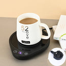 DS1290 Thermostatic Coaster Adjustable Thermos Cup Mat, Plug Type: UK Plug (Black)