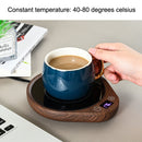 DS1290 Thermostatic Coaster Adjustable Thermos Cup Mat, Plug Type: UK Plug (Black)