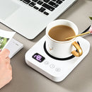 DS1209 Coffee Heating Mat Warm Coaster Office Insulation Pad, Plug Type: US Plug (White)