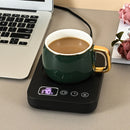 DS1209 Coffee Heating Mat Warm Coaster Office Insulation Pad, Plug Type: US Plug (Black)