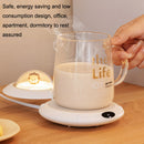 Cartoon Heated Cup Pad UFO Insulated And Constant Temperature Coaster with Night Light, US Plug(Yellow)
