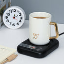 DS1208 Coffee Heating Pad Warm Coaster Thermostatic Mat, Plug Type: US Plug (Black)