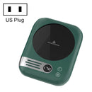DS1208 Coffee Heating Pad Warm Coaster Thermostatic Mat, Plug Type: US Plug (Green)