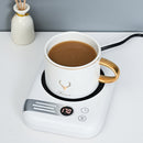 DS1208 Coffee Heating Pad Warm Coaster Thermostatic Mat, Plug Type: US Plug (White)