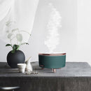 Ultrasonic Aromatherapy Diffuser Humidifier Essential Oil Diffuser US Plug(Emerald)