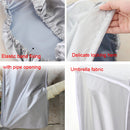 Outdoor Air Conditioning Cover Waterproof Dust Cover Rainproof Cover,Size: M 86 x 30 x 56cm