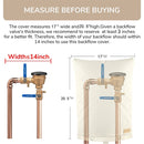 Outdoor Faucet Backflow Valves Anti-Freeze Cover Water Faucet Protector 62 x 63cm