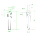 For Stihl Polycut 2-2 2pcs Replacement Trimmer Blade,Spec: A Type