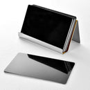 2 PCS ZT7414 304 Stainless Steel Mirror Desktop Name Card Storage Rack(Wine Red)