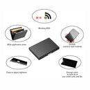 ZT-1563 RFID Anti-theft Aluminum Alloy Multi-compartment Business Card Case Card Holder(Silver)