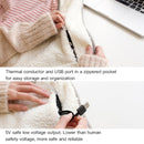 AI-540 72x115cm USB Body Warmer Blanket Office Heater Electric Heating Shawl(Green)