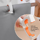 10 PCS TESBJ001 Drying Quilt Clamp Clothes Windproof Clamp, Size: Large White Orange