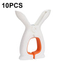 10 PCS TESBJ001 Drying Quilt Clamp Clothes Windproof Clamp, Size: Small White Orange