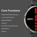 DM30 4G LTE 1.6 inch Android Heart Rate/Blood Oxygen Monitoring Smart Watch(Black)