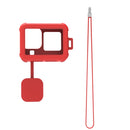 For GoPro HERO10 Black / HERO9 Black Liquid Silicone Case(Red)
