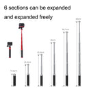 Sunnylife TY-Q9404 For GoPro11 / Insta360 X3 Pocket Desktop Tripod Stand Extension Rod Edition (Titanium Color)