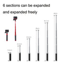 Sunnylife TY-Q9404 For GoPro11 / Insta360 X3 Pocket Desktop Tripod Stand Extension Rod Edition (Red)
