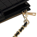 Chain Bag Coin Bag Crossbody Long Mini Shoulder Phone Bag(Caramel)