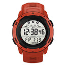 SYNOKE 9811 Luminous Large Screen Outdoor Running Student Watch(Red)