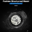 SYNOKE 9811 Luminous Large Screen Outdoor Running Student Watch(Red)