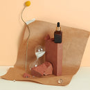 10x10 cm Red Sandstone Photography Props Ornaments Display Ornaments