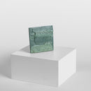 Natural Raw Stone Ornaments Photography Props, Color: Green 10x10cm