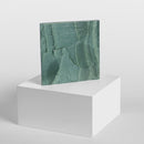 Natural Raw Stone Ornaments Photography Props, Color: Green 15x15cm