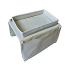 SF001 Oxford Cloth Sofa Armrest Hang Bag Household Storage Bag(Beige)