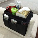 SF001 Oxford Cloth Sofa Armrest Hang Bag Household Storage Bag(Beige)