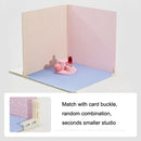 40x40CM Thick Sand Solid Color Background Plate Photo Photography Props(Light Pink)