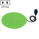 30x30cm Green 12V Low Voltage Multifunctional Warm Pet Heating Pad Pet Electric Blanket(US Plug)