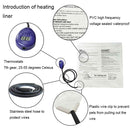 65x40cm Blue 12V Low Voltage Multifunctional Warm Pet Heating Pad Pet Electric Blanket(UK Plug)