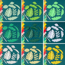 Paper-cut Leaf Ornaments Photography Props(Light Green)