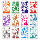 Halloween Hollow Auxiliary Painting Wall Painting Template For Children